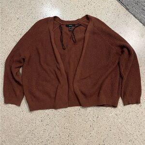 Forever 21 Brown Cardigan